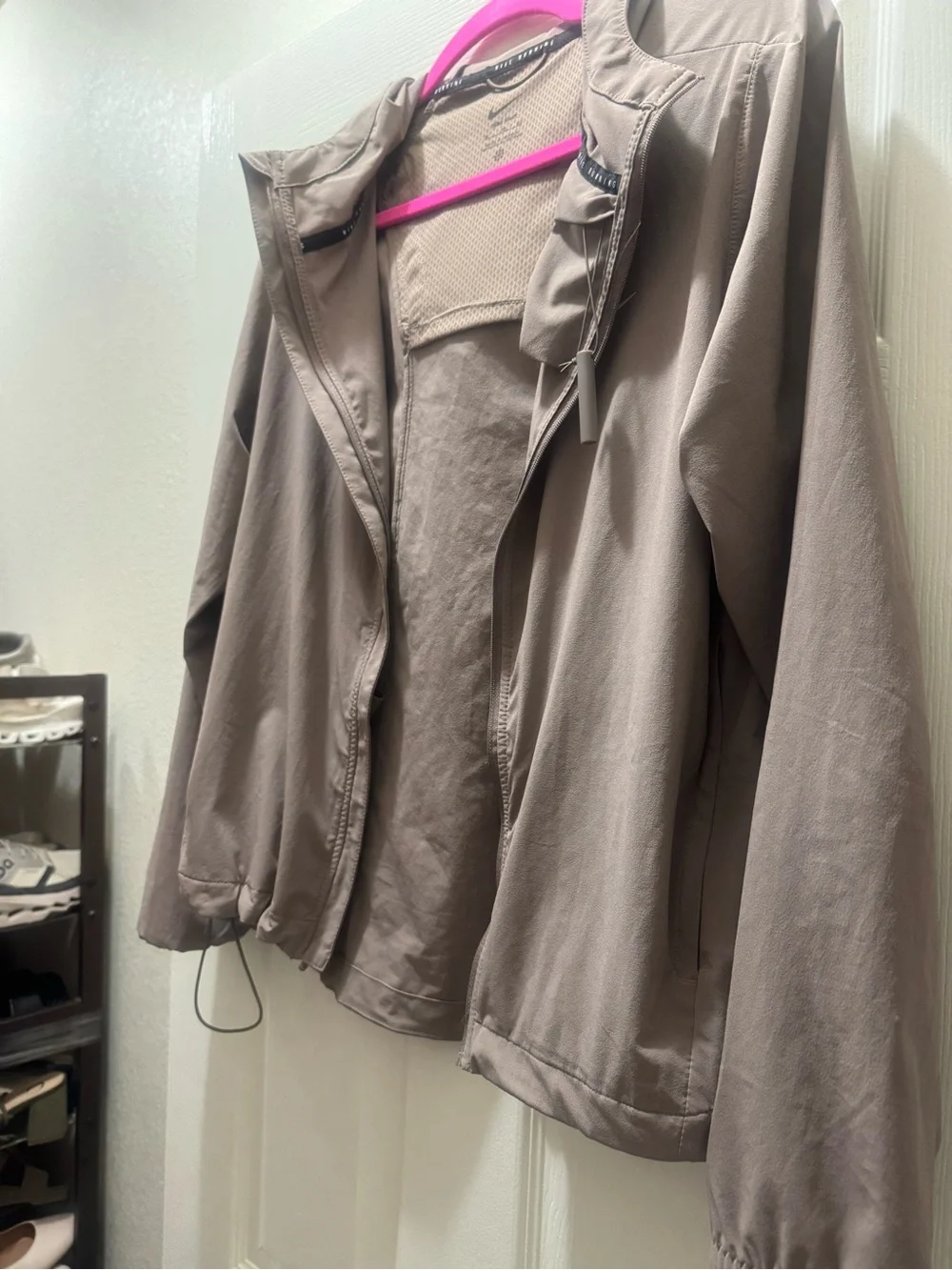 Nike Women's Utility Jacket in Light Taupe